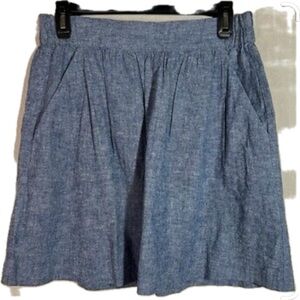 Loft Linen/Cotton mini skirt XL
